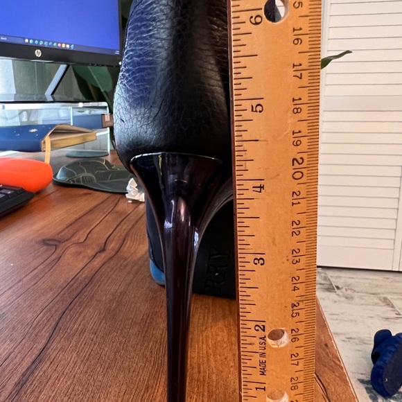 Burberry multi-media stiletto booties. - Picture 4 of 9